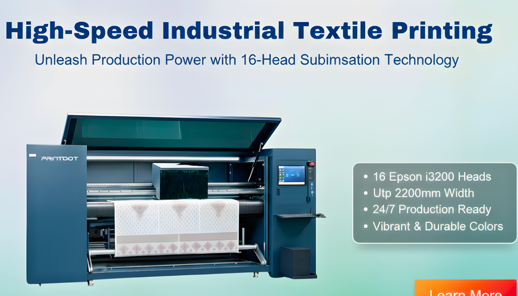 PRINTDOT Sublimation Industrial Printer 16 Head High Speed (Epson i3200-A1)